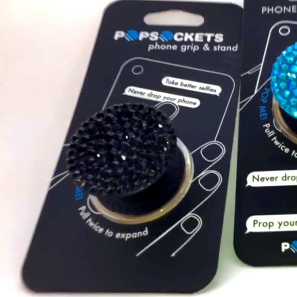 Custom Popsocket PopGrip w/ Swarovski Crystals - Picture 3 of 11